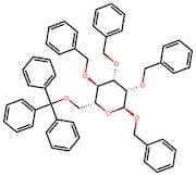 Benzyl 2,3,4-tri-O-benzyl-6-O-trityl-α-D-mannopyranoside