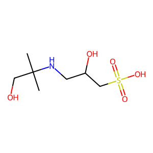 N-(1,1-Dimethyl-2-hydroxyethyl)-3-amino-2-hydroxypropanesulphonic acid