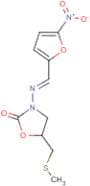 5-(Methylsulfanylmethyl)-3-[(E)-(5-nitrofuran-2-yl)methylideneamino]-1,3-oxazolidin-2-one