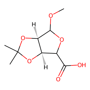 2,3-o-Isopropylidene-1-o-methyl-D-ribosic acid