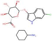 6-Chloro-3-indolyl-β-D-glucuronic acid cyclohexylammonium salt