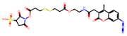Sulphosuccinimidyl 2-(7-azido-4-methylcoumarin-3-acetamide)ethyl-1,3-dithiopropionate
