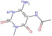 5-Acetylamino-6-amino-3-methyluracil-[13C4,15N3] (AAMU)