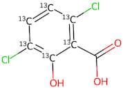 3,6-Dichloro-2-hydroxybenzoic-[13C6] Acid
