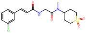 (E)-3-(3-chlorophenyl)-N-(2-((1,1-dioxidotetrahydro-2H-thiopyran-4-yl)(methyl)amino)-2-oxoethyl)ac…