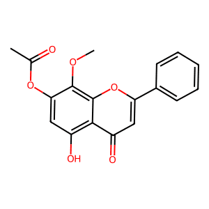 5-Hydroxy-7-acetoxy-8-methoxyflavone