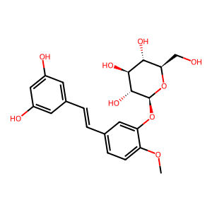 Rhapontigenin 3'-O-glucoside