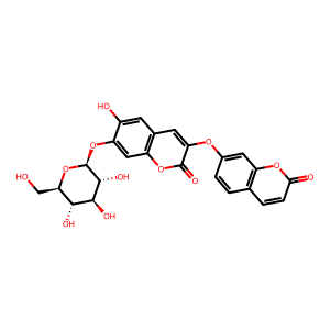 demethyldaphnoretin-7-O-glucoside