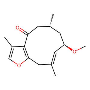 (1(10)E,2R*,4R*)-2-Methoxy-8,12-epoxygermacra-1(10),7,11-trien-6-one