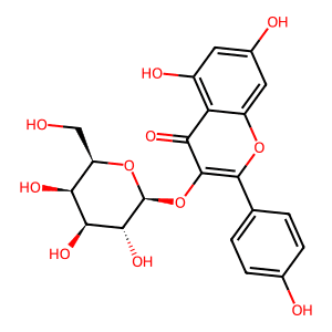 Kaempferol 3-O-β-D-galactopyranoside