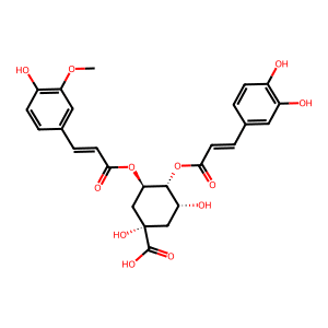 3-Feruloyl-4-caffeoylquinic acid