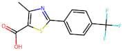 4-methyl-2-(4-(trifluoromethyl)phenyl)thiazole-5-carboxylic acid