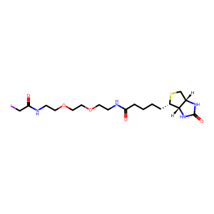 Biotin-PEG2-C2-iodoacetamide