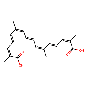 Transcrocetin