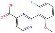 2-(2-fluoro-6-methoxyphenyl)pyrimidine-4-carboxylic acid