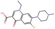 6-chloro-1-ethyl-7-(4-methylpiperazin-1-yl)-4-oxo-1,4-dihydroquinoline-3-carboxylic acid
