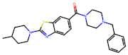 Benzyl-piperazine-CO-benzothiazole-4-methylpiperidine
