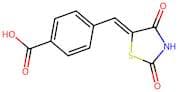 4-[(2,4-dioxo-1,3-thiazolidin-5-ylidene)methyl]benzoic acid