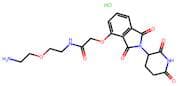 Thalidomide-O-amido-PEG-C2-NH2 hydrochloride