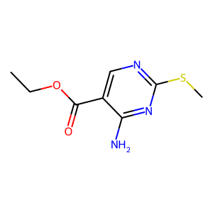 Ethyl 4-amino-2-(methylthio)pyrimidine-5-carboxylate