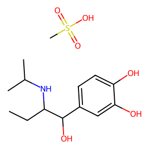 Isoetharine mesylate salt