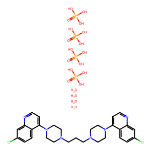 Piperaquine tetraphosphate tetrahydrate