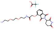 Thalidomide-O-amido-PEG2-C2-NH2 TFA