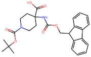 4-(9H-fluoren-9-ylmethoxycarbonylamino)-piperidine-1,4-dicarboxylic acid mono-tert-butyl ester