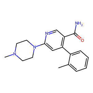 6-(4-methylpiperazin-1-yl)-4-o-tolylnicotinamide