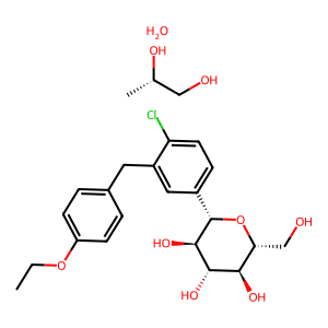 Dapagliflozin ((2S)-1,2-propanediol, hydrate)
