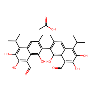 Gossypol (acetic acid)