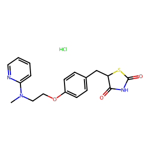 Rosiglitazone hydrochloride
