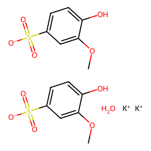 Potassium guaiacolsulfonate hemihydrate