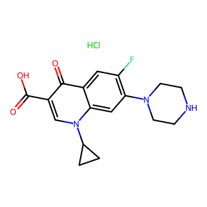 Ciprofloxacin hydrochloride monohydrate
