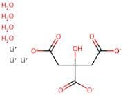 Citric acid trilithium salt tetrahydrate