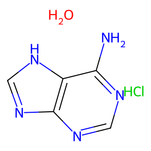 Adenine monohydrochloride hemihydrate