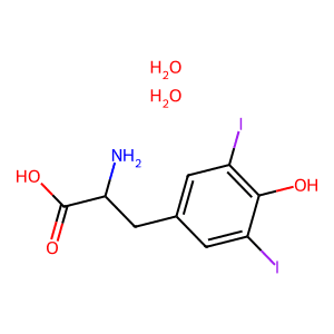(S)-2-Amino-3-(4-hydroxy-3,5-diiodophenyl)propanoic acid dihydrate, 10mM (in DMSO)
