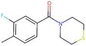 (3-fluoro-4-methylphenyl)(thiomorpholino)methanone