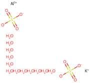 Aluminium(III) potassium disulphate dodecahydrate
