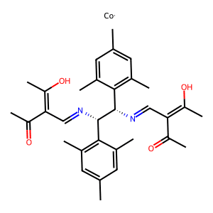 (1S,2S)-N,N'-Bis(2-Acetyl-3-Oxo-2-Butenylidene)-1,2-Dimesitylethylenediaminato Cobalt(II)