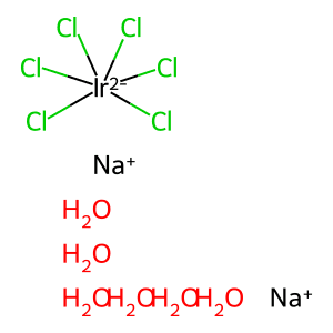 Sodium Hexachloroiridate(IV) Hexahydrate, Ir Min