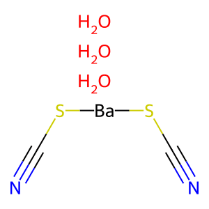 Barium(II) thiocyanate trihydrate