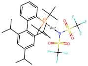 (2-Di-tert-butylphosphino-2',4',6'- triisopropylbiphenyl)gold(I) bis(trifluoromethanesulfonyl)imide