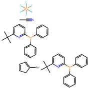 Acetonitrilebis[2-diphenylphosphino-6-t-butylpyridine]cyclopentadienylruthenium(II) hexafluorophos…