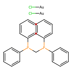 BIs(chlorogold(I)) bis(diphenylphosphino)methane