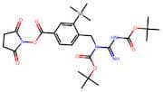 2,5-Dioxopyrrolidin-1-yl 4-((1,3-bis(tert-butoxycarbonyl)guanidino)methyl)-3-(trimethylstannyl)ben…