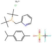 Chloro(p-cymene)[2-[(di-tert-butylphosphino)methyl]pyridine]ruthenium(II) Triflate