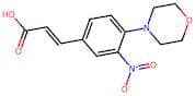 3-[4-(Morpholin-4-yl)-3-nitrophenyl]acrylic acid