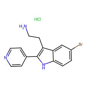 2-[5-Bromo-2-(pyridin-4-yl)-1H-indol-3-yl]ethylamine hydrochloride