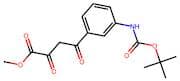 Methyl 4-(3-aminophenyl)-2,4-dioxobutanoate, N-BOC protected